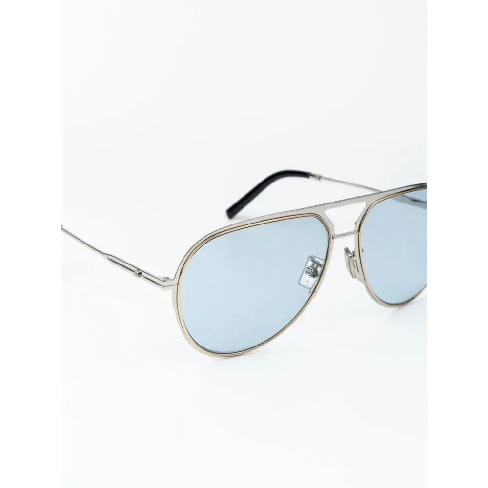 Dior Men Sunglasses Palladium Blue Dior Pattern Pilot DIORESSENTIAL A2U F0I8